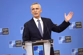 Tổng Thư ký Tổ chức Hiệp ước Bắc Đại Tây Dương (NATO) Jens Stoltenberg. (Ảnh: AP)
