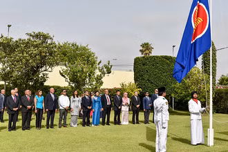 Lễ thượng cờ ASEAN đã được tổ chức trọng thể tại thủ đô Rabat.