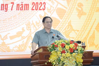 Thủ tướng Phạm Minh Chính phát biểu tại Hội nghị.