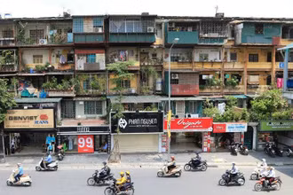 Khu tập thể Trung Tự. 