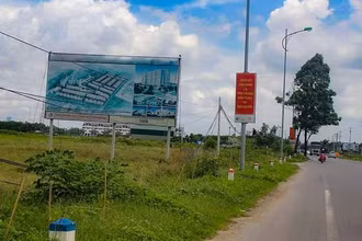 Một dự án chậm triển khai trên địa bàn huyện Mê Linh, Hà Nội.