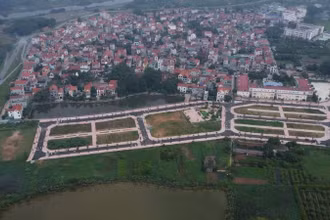 Khu đất dự kiến đấu giá. 
