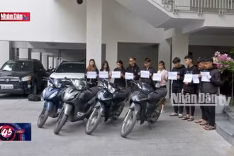 Báo động tình trạng thanh thiếu niên tụ tập, đua xe trái phép
