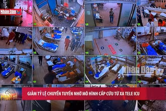 Giảm tỷ lệ chuyển tuyến nhờ mô hình cấp cứu từ xa TELE ICU