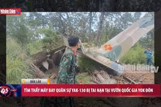 Tìm thấy máy bay quân sự YAK-130 bị tai nạn tại Vườn Quốc gia Yok Đôn