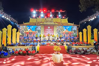 Chương trình trình diễn nhạc Ngũ âm của người Khmer tỉnh Sóc trăng có quy mô lớn nhất Việt Nam