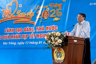 Phó Chủ tịch Quốc Hội Nguyễn Đức Hải chúc Tết tại Sóc Trăng.