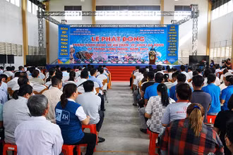 Quang cảnh Lễ phát động.
