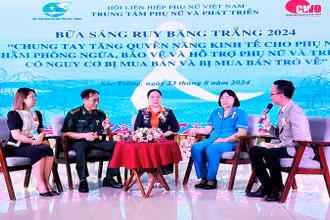 Tọa đàm chia sẻ kinh nghiệm trong hoạt động chống mua bán phụ nữ và giải pháp giúp đỡ phụ nữ yếu thế