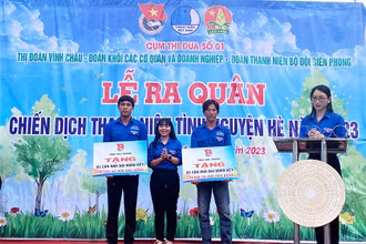 Sóc Trăng ra quân chiến dịch thanh niên tình nguyện vùng biên giới biển