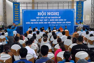 Sóc Trăng tiếp xúc cử tri là công nhân, người lao động