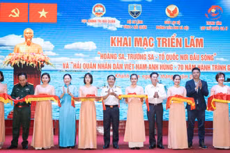 Triển lãm "Hoàng Sa, Trường Sa-Tổ quốc nơi đầu sóng" và "Hải quân nhân dân Việt Nam anh hùng-70 năm hành trình giữ biển" là hoạt động nhân dịp 50 năm giải phóng Quần đảo Trường Sa (29/4/1975) và 70 năm thành lập Hải quân Nhân dân Việt Nam (7/5/1955).