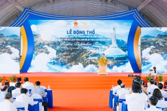 Lễ động thổ Quần thể du lịch tâm linh và di tích lịch sử Am Tiên.