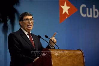 Bộ trưởng Ngoại giao Cuba Bruno Rodríguez Parrilla. Ảnh tư liệu: AFP/TTXVN