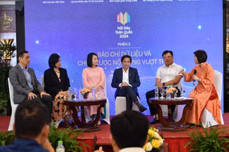 [Ảnh] Toàn cảnh phiên thảo luận Báo chí dữ liệu và chiến lược nội dung vượt trội