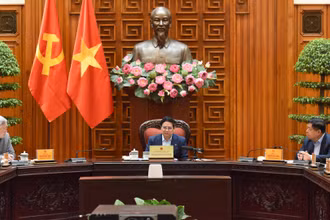 Thủ tướng Phạm Minh Chính chủ trì cuộc họp.