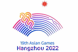 Logo ASIAD 19. (Ảnh: Tân Hoa Xã)
