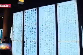 Triển lãm thư pháp ''Nét đan thanh''