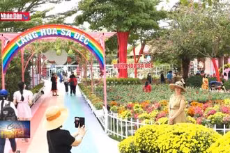Làng hoa Sa Đéc thay áo mới chào đón Festival