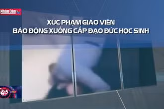 Xúc phạm giáo viên Báo động xuống cấp đạo đức học sinh