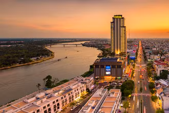 Một góc thành phố Cần Thơ. (Ảnh: NGUYỄN HỮU THÀNH)