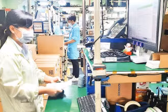 Hoạt động sản xuất của Công ty TNHH Datalogic Việt Nam, Khu Công nghệ cao Thành phố Hồ Chí Minh.