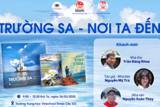 Sự kiện có sự tham gia của ba diễn giả từng trải nghiệm sâu sắc với Trường Sa.