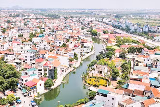 Diện mạo nông thôn mới tại xã Lại Yên. (Ảnh ĐỖ TÂM)