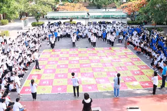 Giờ ngoại khóa tại Trường THCS Lý Nhật Quang.