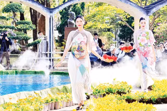 Lan xa thương hiệu "Tơ lụa Bảo Lộc"