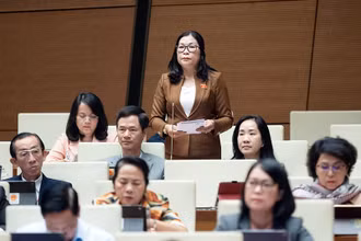 Các đại biểu Quốc hội thảo luận về công tác phòng, chống tham nhũng, tiêu cực tại kỳ họp thứ 6, Quốc hội khóa XV.