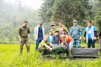Hoạt động tái thả động vật hoang dã tại Vườn quốc gia Cúc Phương (Ninh Bình). 