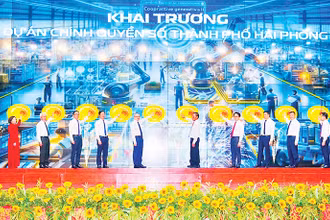 Khai trương Dự án chính quyền số thành phố Hải Phòng.