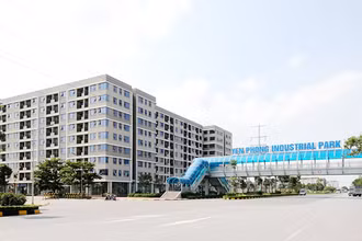 Khu nhà ở công nhân Khu công nghiệp Yên Phong, Bắc Ninh do Tổng công ty Viglacera đầu tư xây dựng.