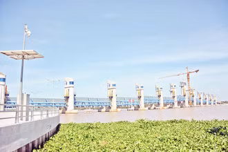 Hệ thống thủy lợi cống Cái Lớn, tỉnh Kiên Giang.