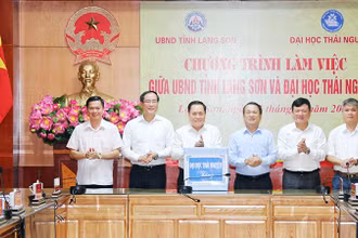 Đại học Thái Nguyên có nhiều chương trình hợp tác với tỉnh Lạng Sơn.