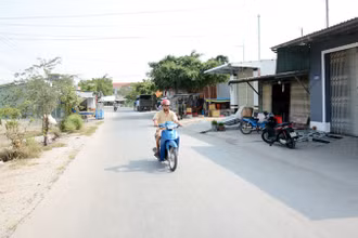 Lộ giao thông trên địa bàn xã Lình Huỳnh, huyện Hòn Đất. (Ảnh minh họa)