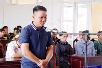 Bị cáo Ngô Qui Triệu.