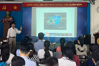 Đông đảo học viên tham dự lớp tập huấn.