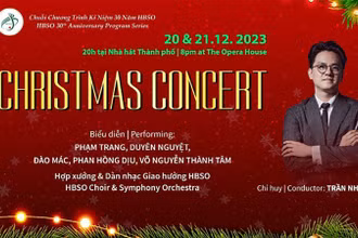 Hòa nhạc Giáng sinh hứa hẹn là một chương trình đáng nhớ.(Ảnh HBSO).
