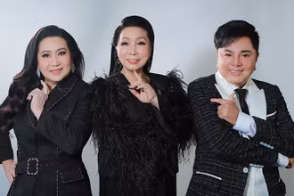 Nghệ sĩ Nhân dân Bạch Tuyết cùng hai nghệ sĩ Thanh Hằng, Châu Thanh sẽ đồng hành xuyên suốt chương trình. (Ảnh do Ban Tổ chức cung cấp)
