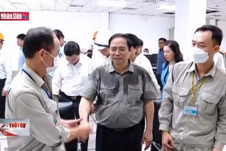 Thủ tướng khảo sát dự án cải tạo, mở rộng nhà máy sản xuất đạm Hà Bắc
