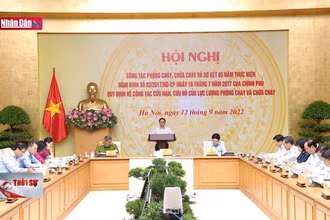 Thủ tướng chủ trì sơ kết thực hiện công tác cứu nạn, cứu hộ của lực lượng PCCC