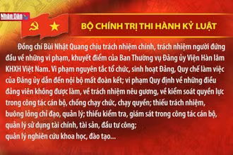 Cảnh cáo Chủ tịch Viện Hàn lâm Khoa học xã hội