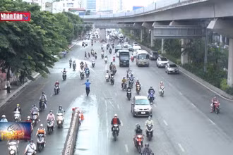 Nhiều tai nạn, va quệt dải phân cách xảy ra trên đường Nguyễn Trãi