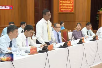 Đoàn Đại biểu tạp chí A-Lun-May (Lào) thăm và làm việc tại Đà Nẵng