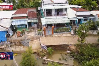 Đồng bằng Sông Cửu Long báo động sạt lở bờ sông, đê biển