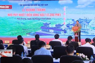 Thủ tướng dự lễ khánh thành nhà máy nhiệt điện Sông Hậu 1