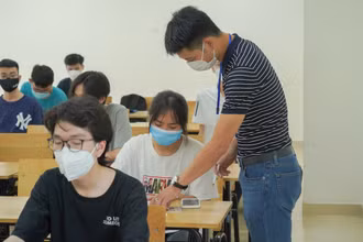 Thí sinh trong mùa tuyển sinh năm 2023.