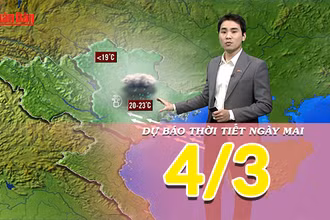 [Video] Dự báo thời tiết ngày mai 4/3/2025